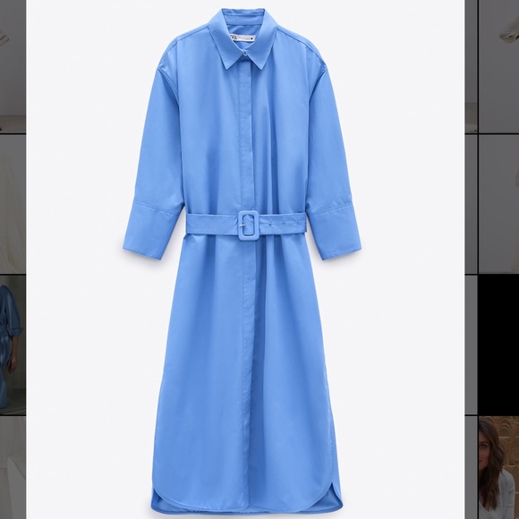 Zara Dresses Zara Midi Shirt Dress Poshmark